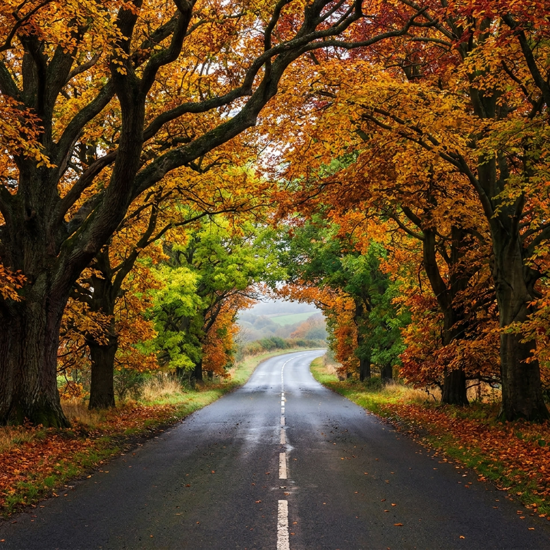 Where Autumn Curves ambient scene